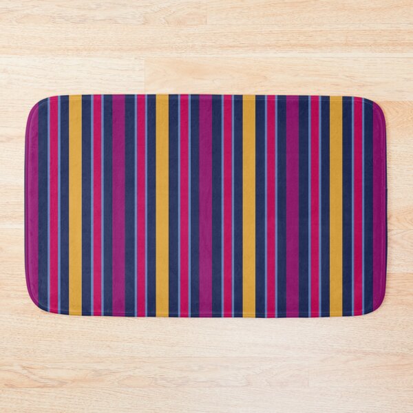 Item preview, India Cloth Stripe Blue and Wine  designed and sold by Sharon Schwalbe.