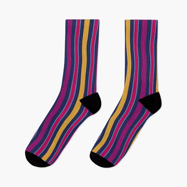 Item preview, India Cloth Stripe Blue and Wine  designed and sold by Sharon Schwalbe.