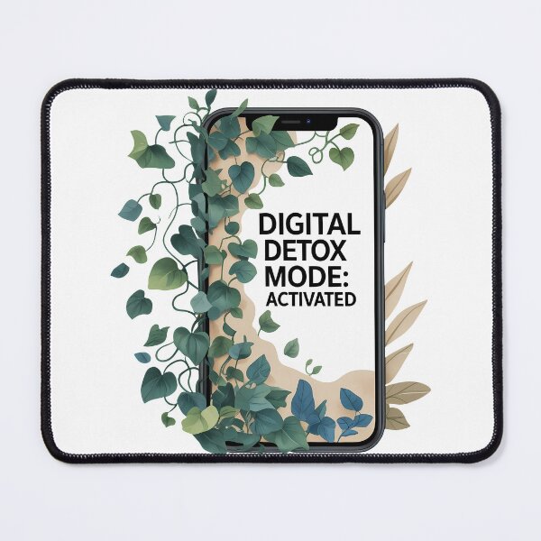 Item preview, Digital Detox: Nature Reclaims Tech designed and sold by zoughlal.