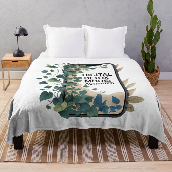 Item preview, Digital Detox: Nature Reclaims Tech designed and sold by zoughlal.