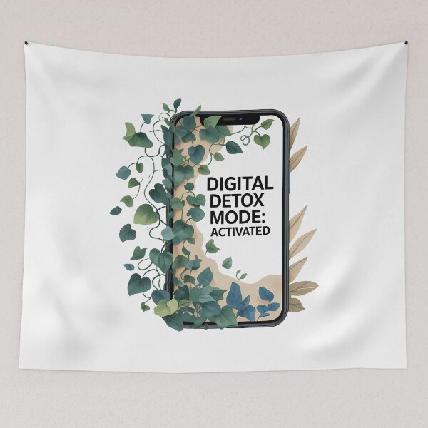 Item preview, Digital Detox: Nature Reclaims Tech designed and sold by zoughlal.