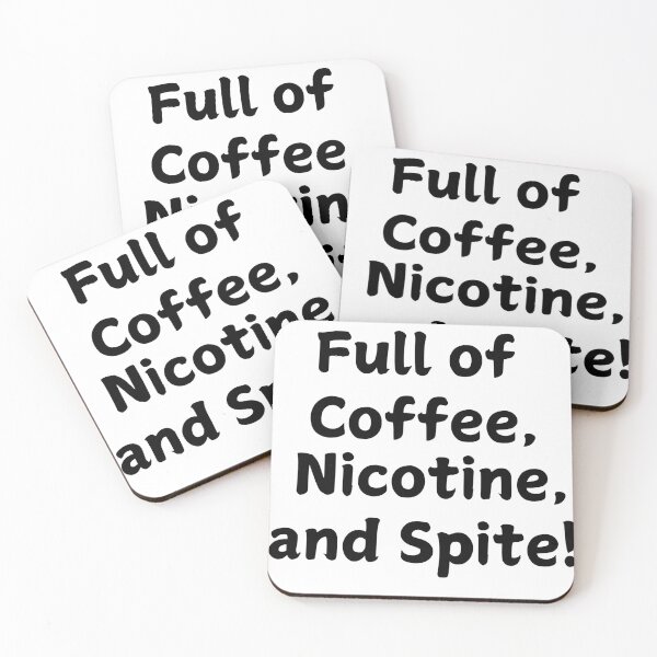 Aperçu de l'œuvre Café, nicotine et rancune ! créée et vendue par Chaos Fairy Creations.