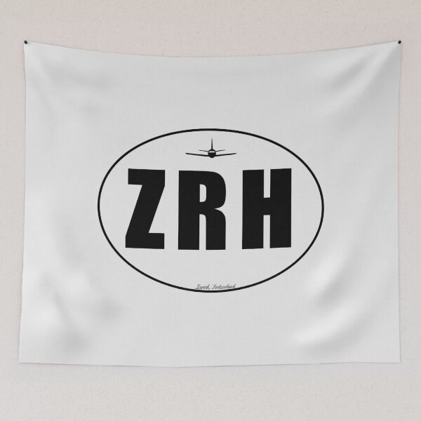 Item preview, ZRH Zurich Switzerland Airport Code designed and sold by Lartheviking.