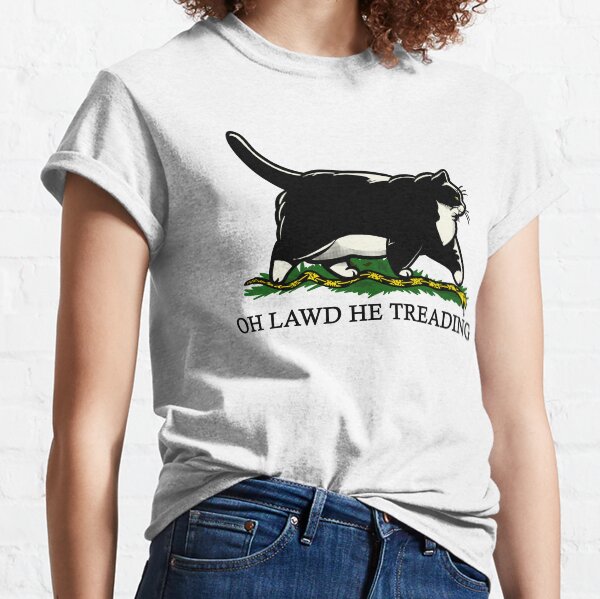 Item preview, Oh Lawd He Treading Tuxie designed and sold by KilkennyCat Art.