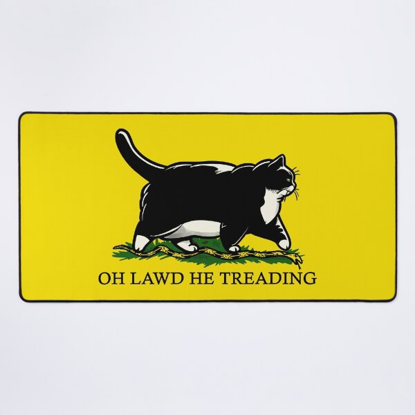 Item preview, Oh Lawd He Treading Tuxie designed and sold by KilkennyCat Art.