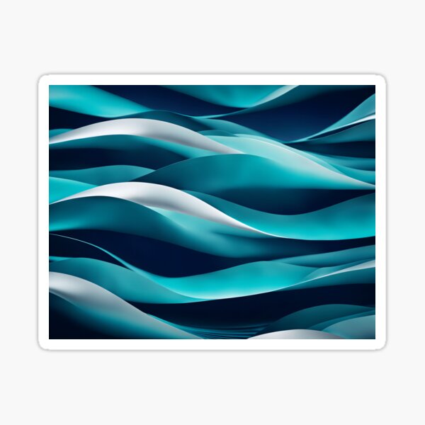 Abstract_waves Sticker