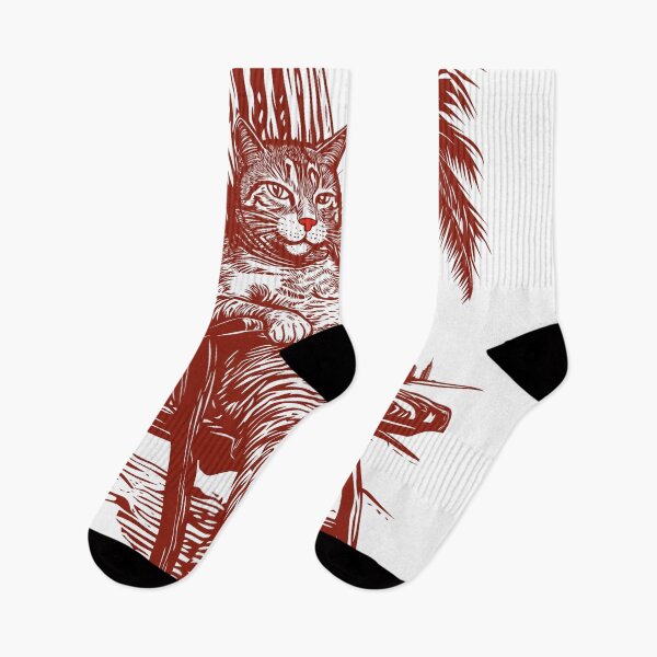 Item preview, Chilling Cat on the Beach – Funny Retro Holiday Design designed and sold by inksavvystudio.