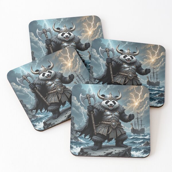 Item preview, Viking Panda Warrior – Norse Sailor designed and sold by atenyos.