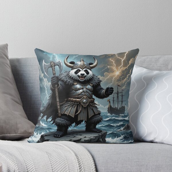 Item preview, Viking Panda Warrior – Norse Sailor designed and sold by atenyos.