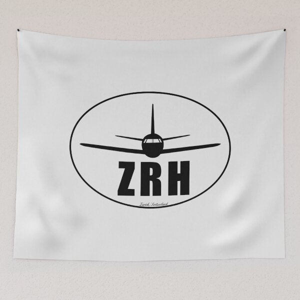 Item preview, ZRH Zurich Switzerland Airport Code designed and sold by Lartheviking.