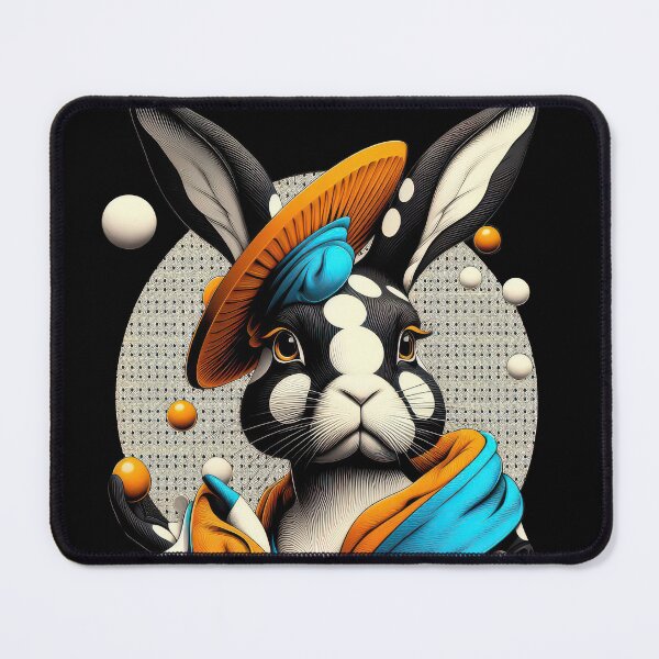 Item preview, a modern rabbit in pop art style  designed and sold by ideandesign.