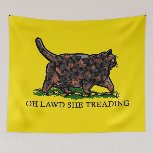 Item preview, Oh Lawd She Treading Tortie designed and sold by KilkennyCat Art.