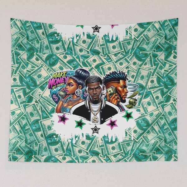 Item preview, Make Money Not Friends – Hip Hop Album Art designed and sold by Zuriel Hargrove.