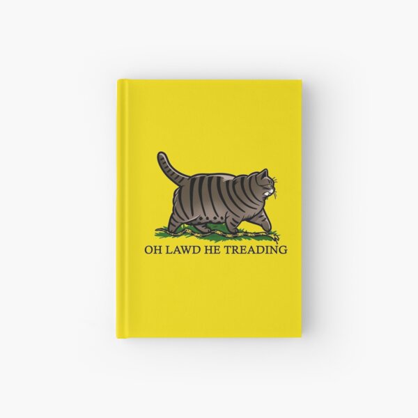 Vista previa del artículo con la obra «Oh, Dios mío, él pisa a un gato atigrado», diseñado y vendido por KilkennyCat Art.