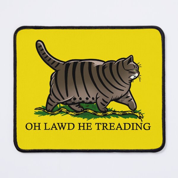 Item preview, Oh Lawd He Treading Tabby Cat designed and sold by KilkennyCat Art.