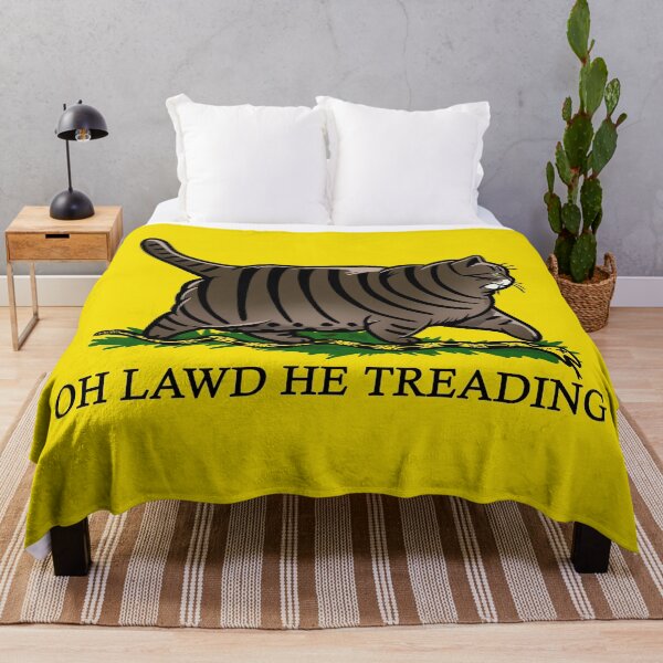 Item preview, Oh Lawd He Treading Tabby Cat designed and sold by KilkennyCat Art.