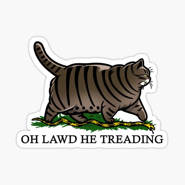 Artikel-Vorschau von Oh Herr, er tritt eine getigerte Katze, designt und verkauft von KilkennyCat Art.