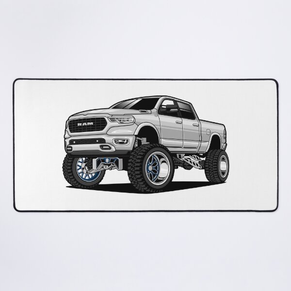 Item preview, White - 2019 Ram 1500 designed and sold by vektoranda.