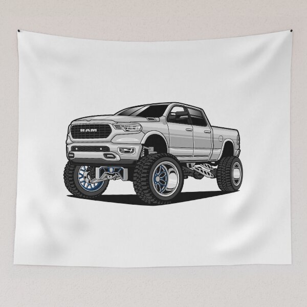 Item preview, White - 2019  Ram 1500 designed and sold by vektoranda.