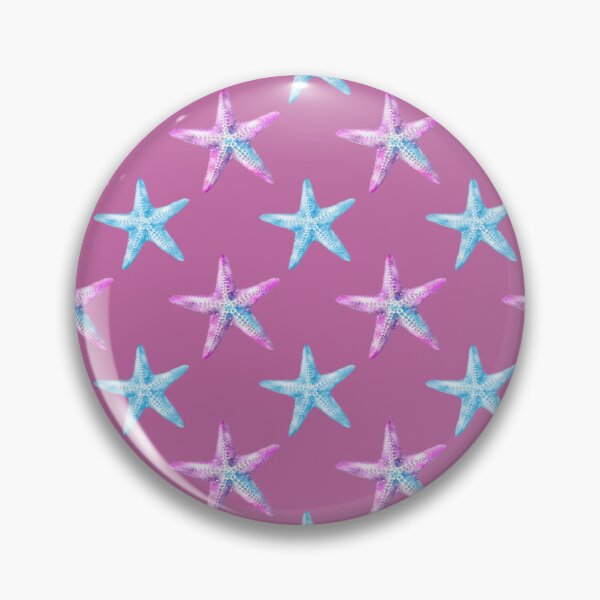 Item preview, Patrón de estrellas de mar rosas y azules designed and sold by Topmel.
