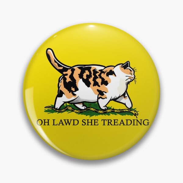 Item preview, Oh Lawd She Treading Calico Cat designed and sold by KilkennyCat Art.