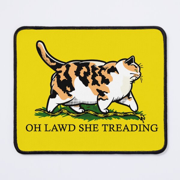 Item preview, Oh Lawd She Treading Calico Cat designed and sold by KilkennyCat Art.
