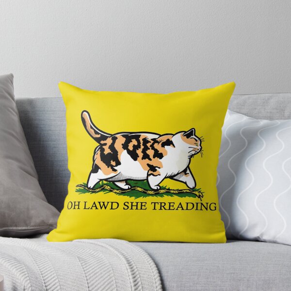 Item preview, Oh Lawd She Treading Calico Cat designed and sold by KilkennyCat Art.