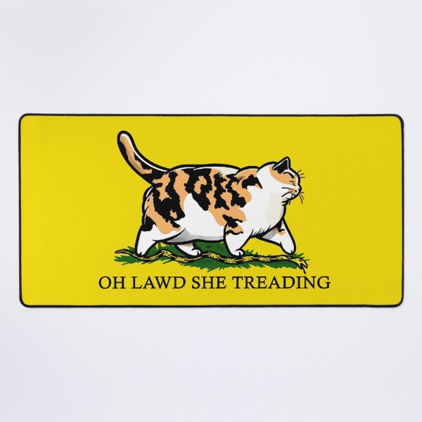 Item preview, Oh Lawd She Treading Calico Cat designed and sold by KilkennyCat Art.