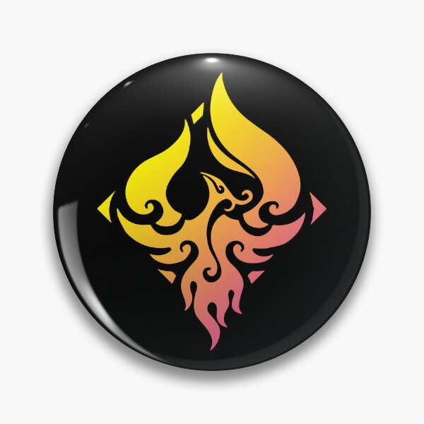 Item preview, Yae Genshin Impact Character Neon Aestetic Symbol designed and sold by Kubala Designs.