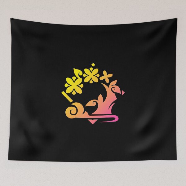 Item preview, Yoimiya Genshin Impact Character Neon Aestetic Symbol designed and sold by Kubala Designs.