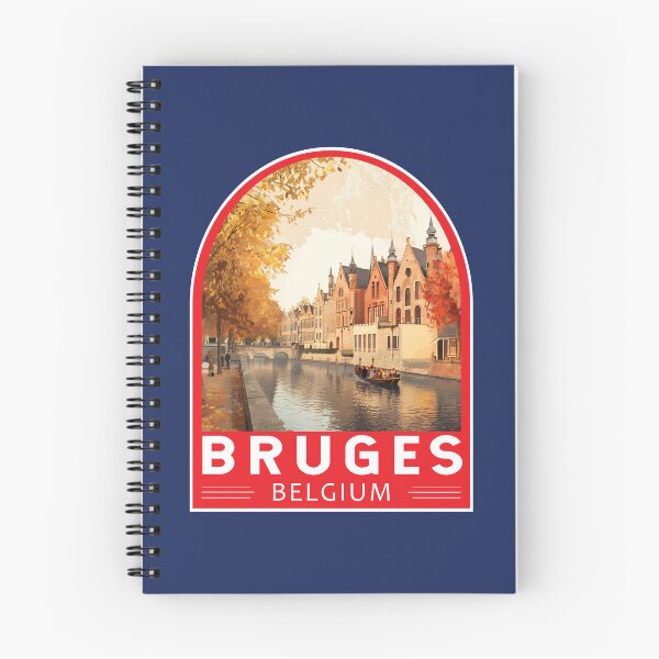 Item preview, Bruges Belgium Travel Art Emblem designed and sold by KrisSidDesigns.