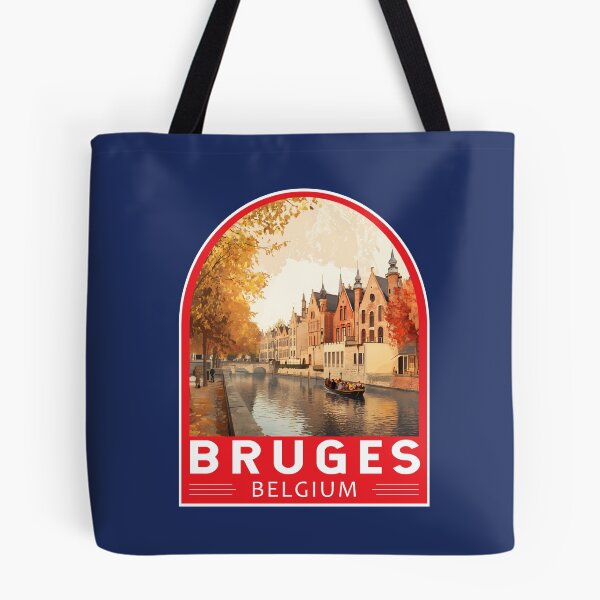 Item preview, Bruges Belgium Travel Art Emblem designed and sold by KrisSidDesigns.