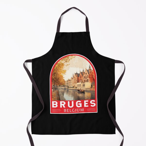 Item preview, Bruges Belgium Travel Art Emblem designed and sold by KrisSidDesigns.