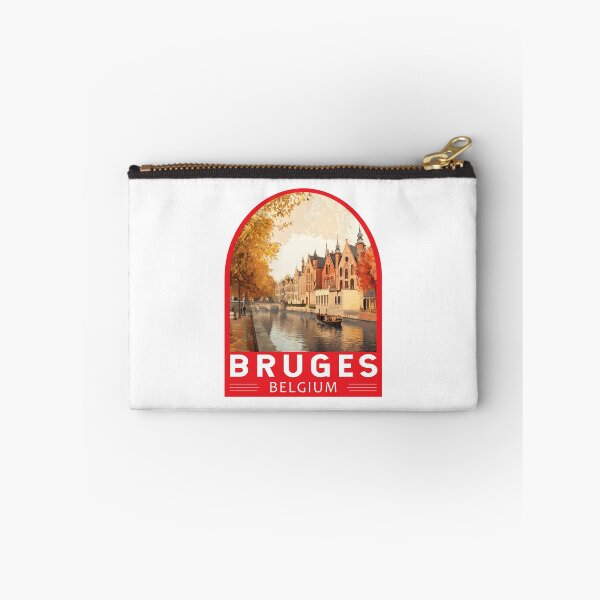 Item preview, Bruges Belgium Travel Art Emblem designed and sold by KrisSidDesigns.