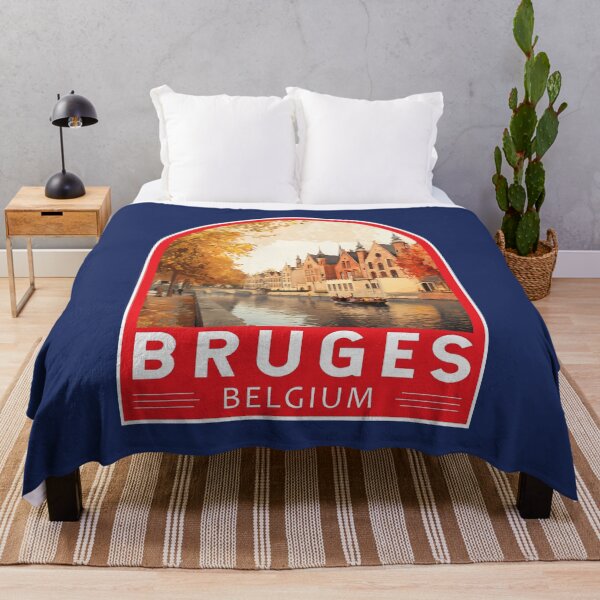 Item preview, Bruges Belgium Travel Art Emblem designed and sold by KrisSidDesigns.