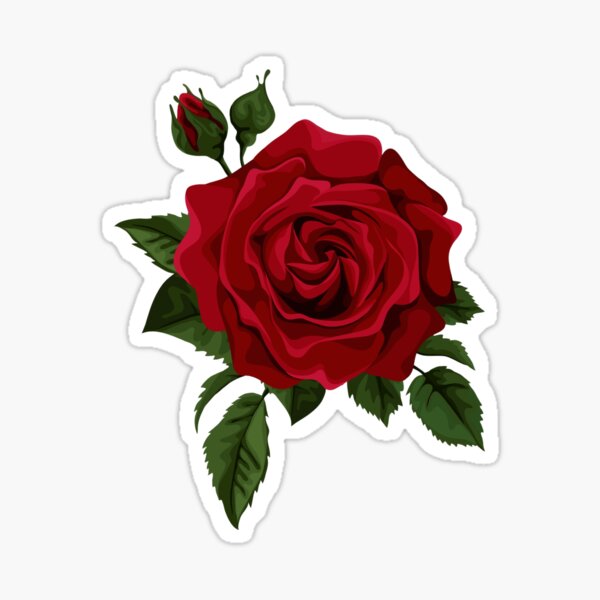 Item preview, Red Rose Flower designed and sold by Creative Threads.