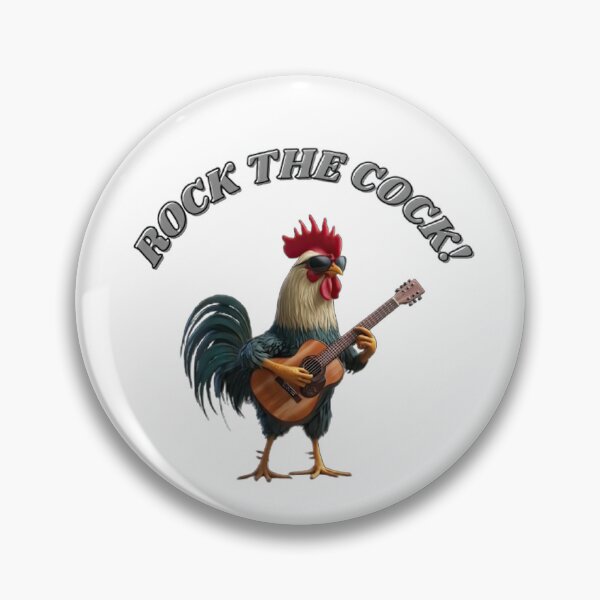 Item preview, Rock the Cock – Funny Rooster with Guitar Cool Music Design. designed and sold by Ice Diamond Designs.