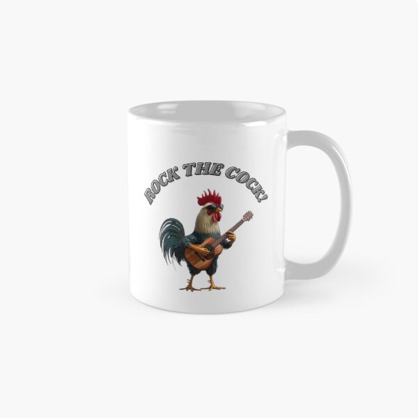Item preview, Rock the Cock – Funny Rooster with Guitar Cool Music Design. designed and sold by Ice Diamond Designs.