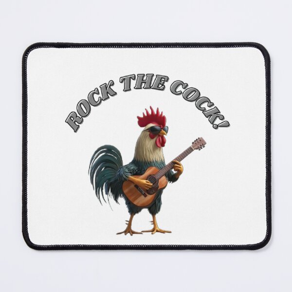 Item preview, Rock the Cock – Funny Rooster with Guitar Cool Music Design. designed and sold by Ice Diamond Designs.
