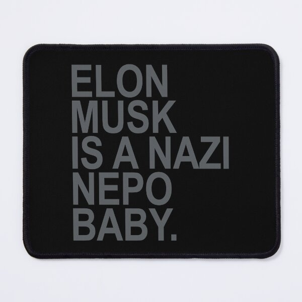 Item preview, Elon Musk is a Nazi nepo baby - Ayanna Pressley (subtle gray) designed and sold by Thelittlelord.