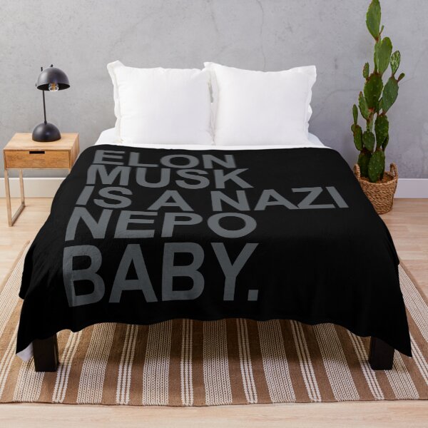 Item preview, Elon Musk is a Nazi nepo baby - Ayanna Pressley (subtle gray) designed and sold by Thelittlelord.