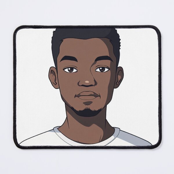 Item preview, Mozambican man | Anime style designed and sold by ComicsFactory.