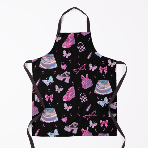Item preview, Pink, Glitter and Holographic Brat girl Aesthetic Seamless Pattern designed and sold by SpiritedArtwork.