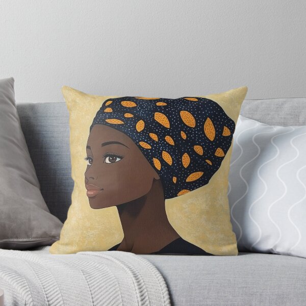 Item preview, Mozambican woman | Anime style designed and sold by ComicsFactory.
