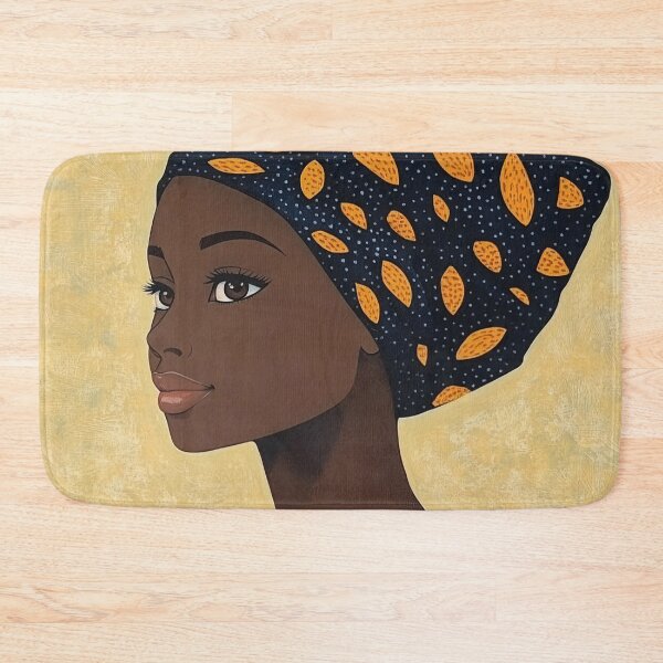 Item preview, Mozambican woman | Anime style designed and sold by ComicsFactory.
