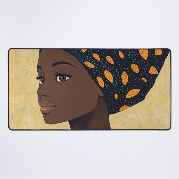 Item preview, Mozambican woman | Anime style designed and sold by ComicsFactory.