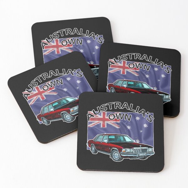 Item preview, Red Classic Australian WB Holden Statesman Caprice – Vintage Car Art designed and sold by Michael van der Hoorn.