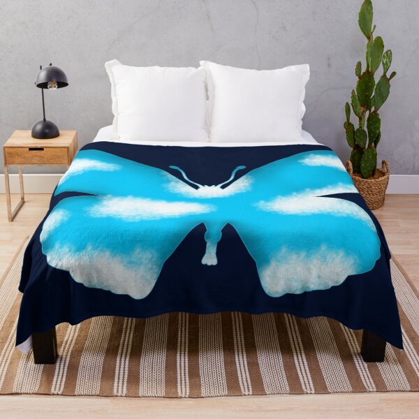 Item preview, Sky Cloud Blue Butterfly Silhouette designed and sold by Deborah Camp.