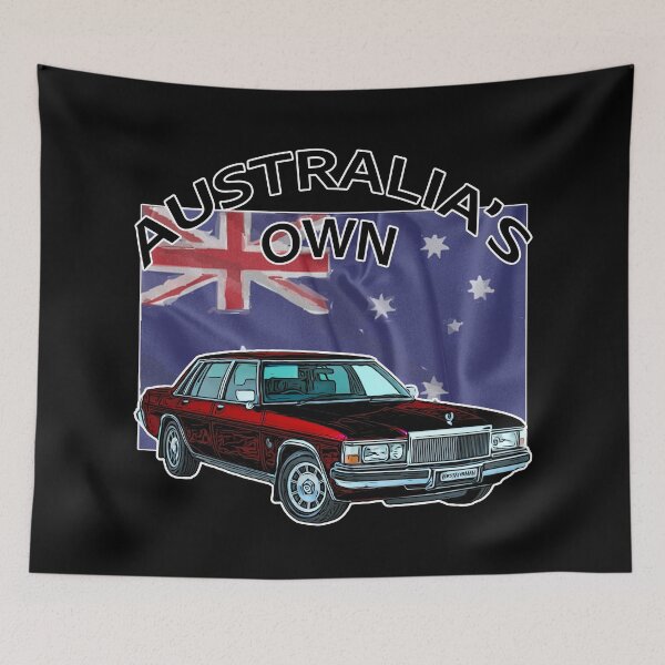 Item preview, Red Classic Australian WB Holden Statesman Caprice – Vintage Car Art designed and sold by Michael van der Hoorn.