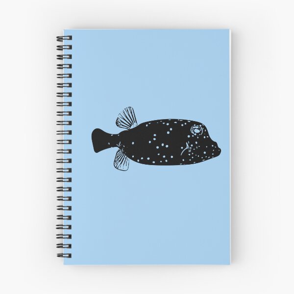 Item preview, Juvenile Spotted Boxfish Black Design  designed and sold by designsasstultd.